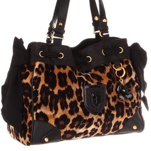 Juicy Couture Daydreamer Leopard/Velour handbag